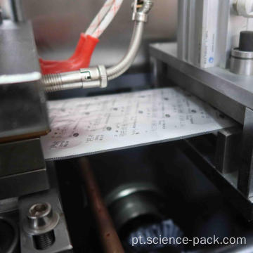 Máquina de embalagem farmacêutica para fabricação de pílulas / comprimidos